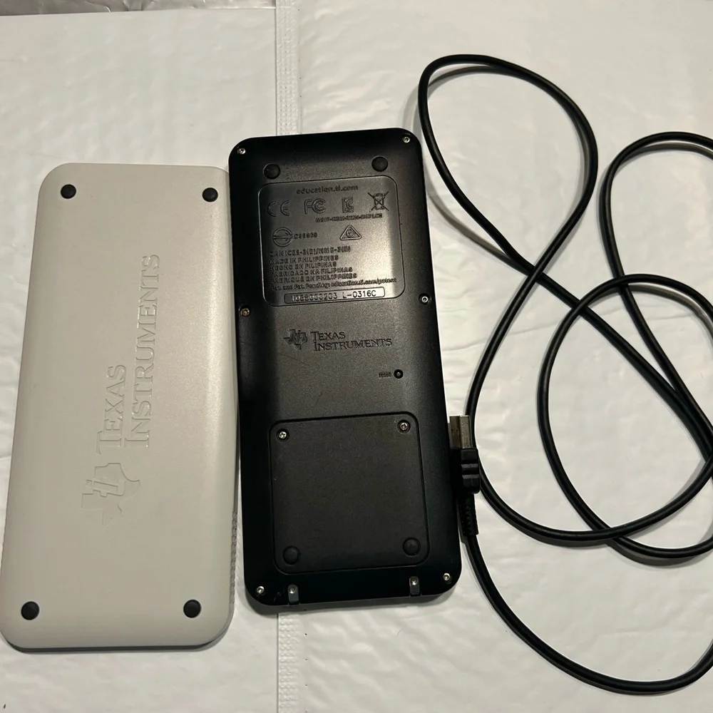 Texas Instruments TI-84 Plus CE Graphing Calculator Tested WITH Case Cable Gold